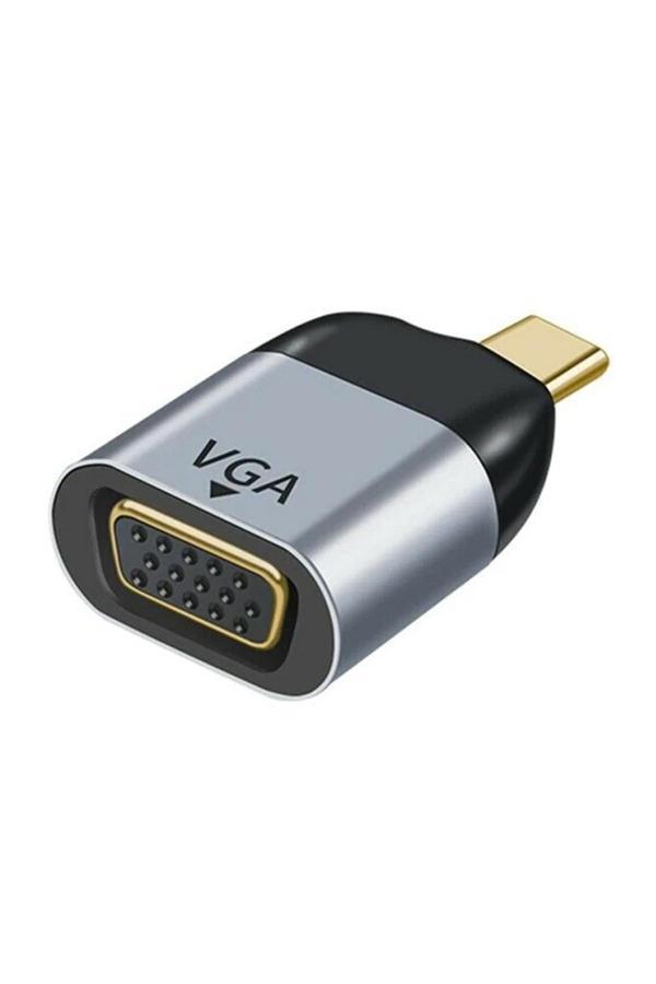 Coverzone Type - C To Vga Çevirici Adaptör Macbook Notebok Uyumlu Vga Çevirici Usb C To Vga Adaptör S1723 - Image 1