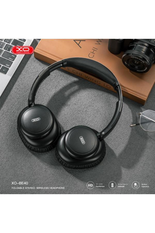 Xo Kablosuz Kulak Üstü Kulaklık Be40 | Bt5.0,Gürültü Engelleyici Mikrofon,(300Mah),Over-Ear Tasarım - Image 1