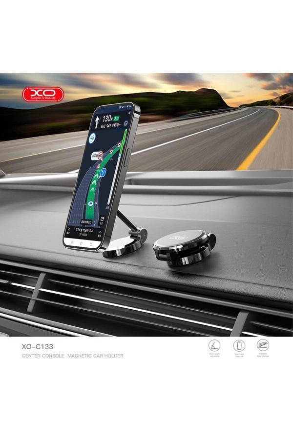 Xo Telefon Tutucu C133 Universal Araç Içi Ayarlanabilir Manyetik Mıknatıslı - Image 1