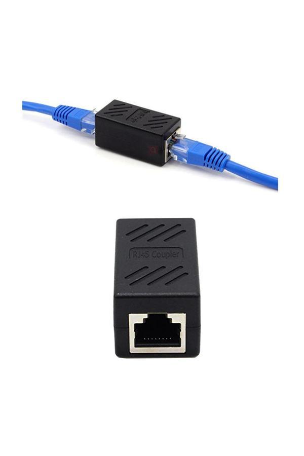 Coverzone 1 Portlu Ethernet Splitter, Tek Lan Kablosu, Ethernet Bölücü, Rj45 Dişi Adaptör Konnektörü - Image 1