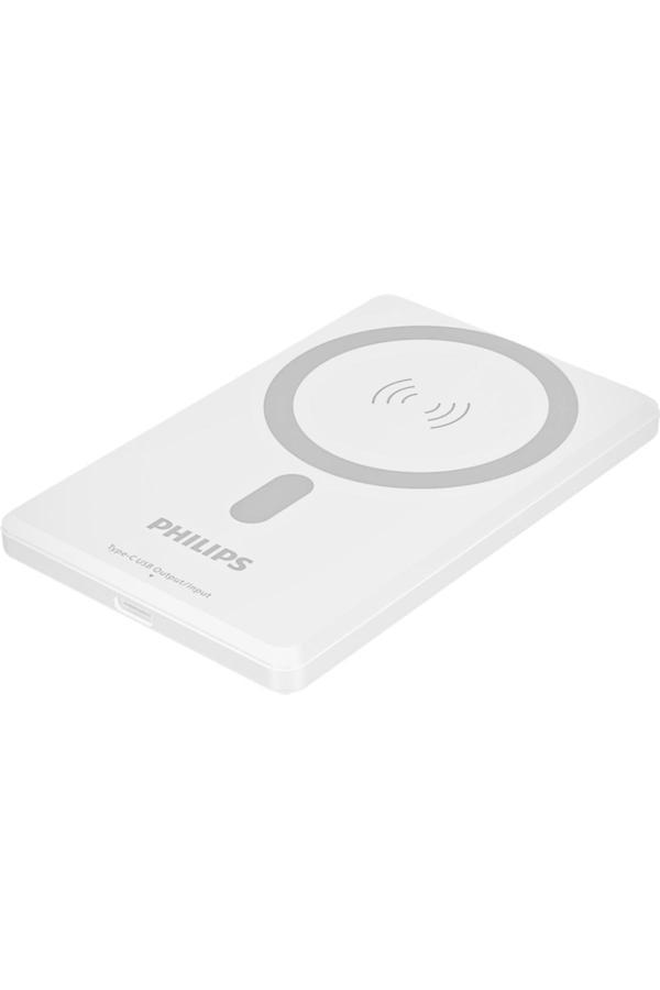 Philips Magsafe Powerbank,5000Mah,Kablosuz Hızlı Şarj,15W,Li-Po,Korumalı Şarj,Güçlü Mıknatıs,Dlp9702C - Image 1