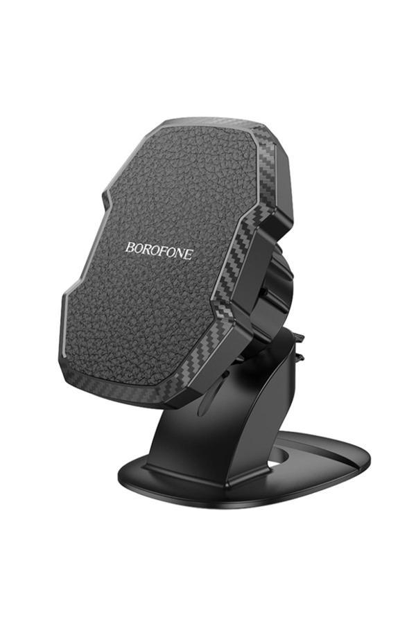 Borofone Araç İçi Telefon Tutucu 4.5-7.0 İnç Uyumlu Dayanıklı Abs+Silikon Malzeme Merkezi Konsol Montaj Bh111 - Image 1