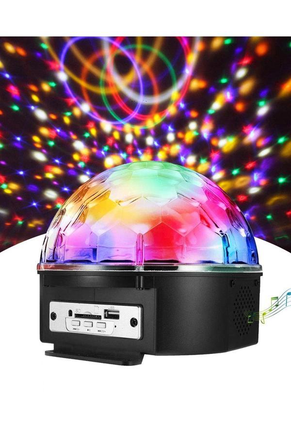 Coverzone Uzaktan Kumandalı Disko Topu Bluetooth Bağlantılı Ve Usb Girişli Parti Ve Özel Günler İçin Kh1090 - Image 1