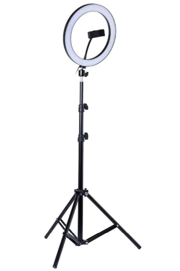Coverzone Youtuber Led Selfie Işığı Telefon Tutuculu Tripod 14 Inç 2.1 M - Image 1