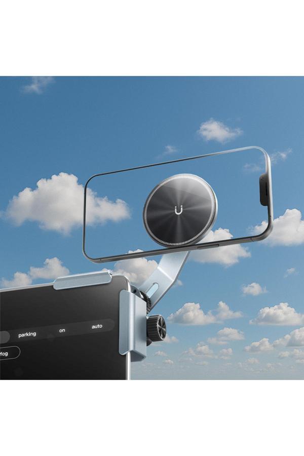 Coverzone Tesla Araba İle Uyumlu Ve Multimedia Ekranlı Arabalar İle Uyumlu Mag Screen Telefon Tutucusu - Su7Y - Image 1