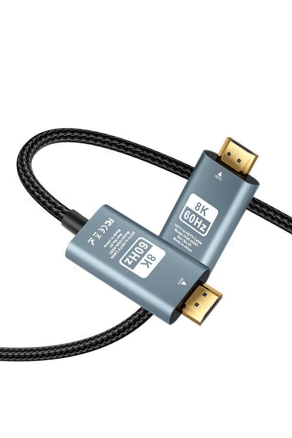 Coverzone Hdmı To Hdmı Kablo, 8K 60Hz 200Cm Yüksek Hızlı, Hdmı Kablo 2 Metre Zr860 - Image 1