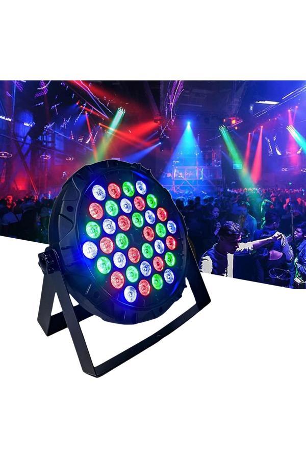Coverzone 36 Led Rgb Audio Ritmik Proton Işık Dj Etkinlik Aydınlatması Parti Işık Aydınlatma Wlp-36Qp - Image 1