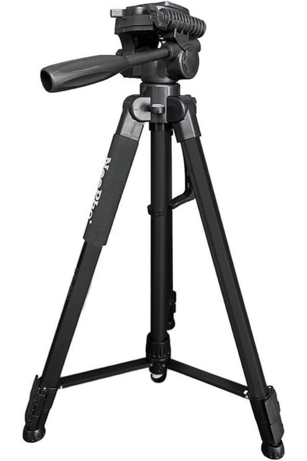 Coverzone Np680 155 Cm Tripod Kullanımı Kolay Ve Pratik İç Dış Mekan Fotoğraf Ve Video Çekimleri İçin Tripod - Image 1
