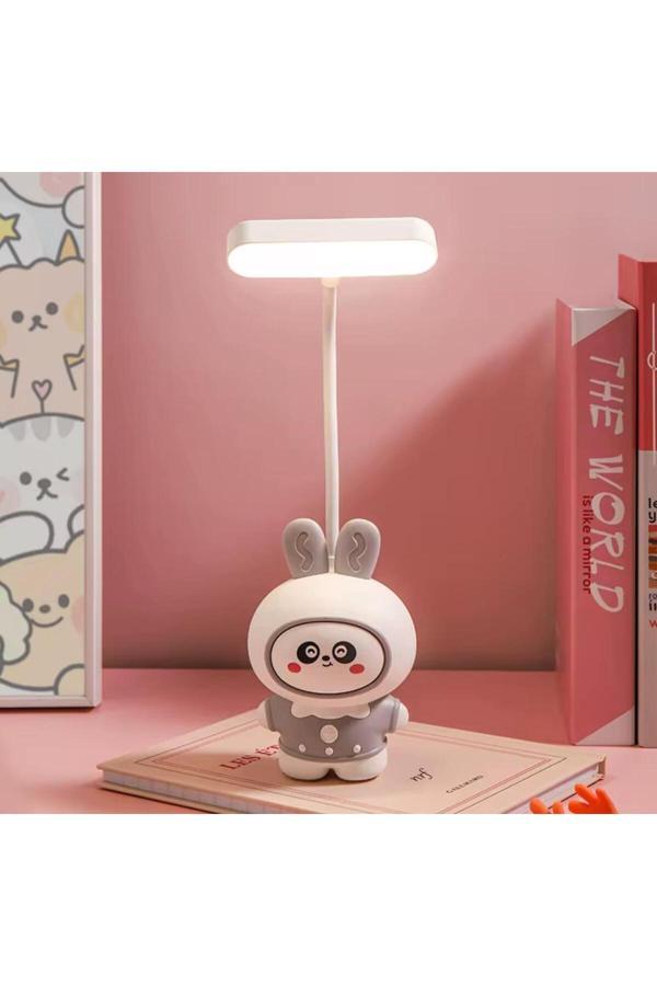 Coverzone Sevimli Figürlü Kalemtıraş Özellikli Şarjlı Masa Ve Gece Lambası Dekoratif Hediyelik Çocuk Odası - Image 1