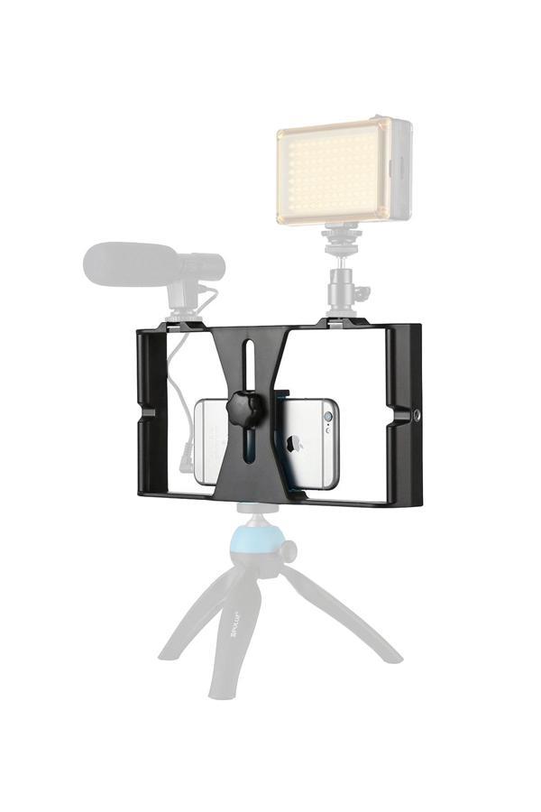 Coverzone Cep Telefonu İçin Tutucu Kafes, Canlı Yayın Vlog, Kick, Youtubes Için Mini Taşınabilir Panel Pu3007 - Image 1
