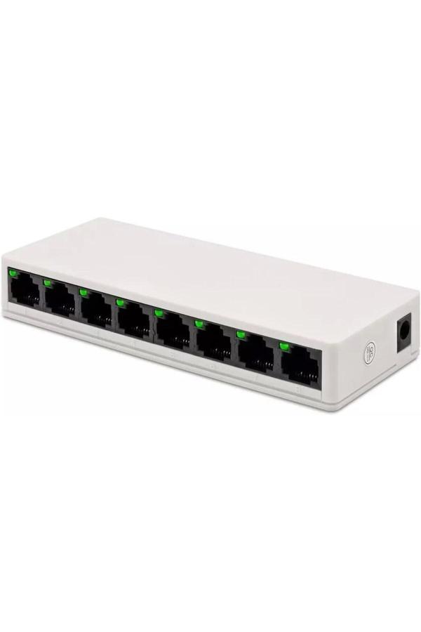 Coverzone Ethernet 8 Port Switch Hub Network Ağ Anahtarı 10/100Mbps Lv-Sw08 - Image 1