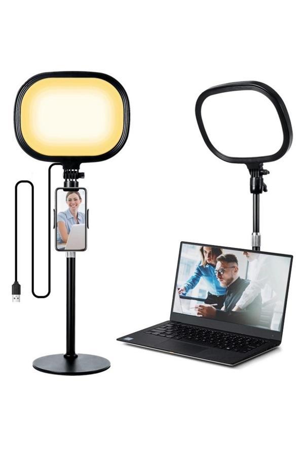 Coverzone Led Aydınlatma Video Ve Fotoğraf Çekimi İçin Sürekli Işık Youtuber Twich Yayın Işığı 23Cm Sy-039 - Image 1