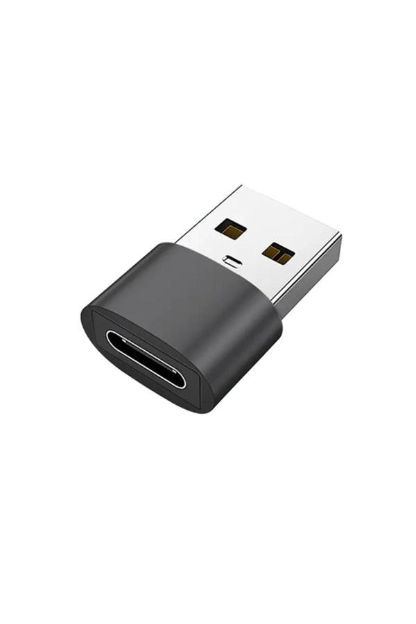 Coverzone Usb 2.0 To Type-C Adaptörü Usb Erkek Tip-C Dişi Usb A To Usb C Dönüştürücü Rt8-A - Image 1