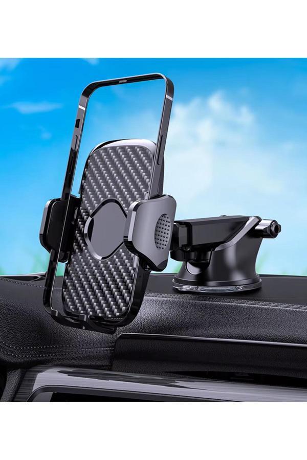 Coverzone Profesyonel Vantuzlu Araba Araç İçi Akrobat Telefon Navigasyon Araç İçi Telefon Tutucu Y04-G - Image 1
