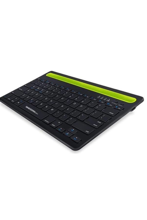 Coverzone C380 Çift Bluetooth Ince Tasarım Ipad Ile Uyumlu Telefon Tablet Tutuculu Bluetooth Klavye - Image 1
