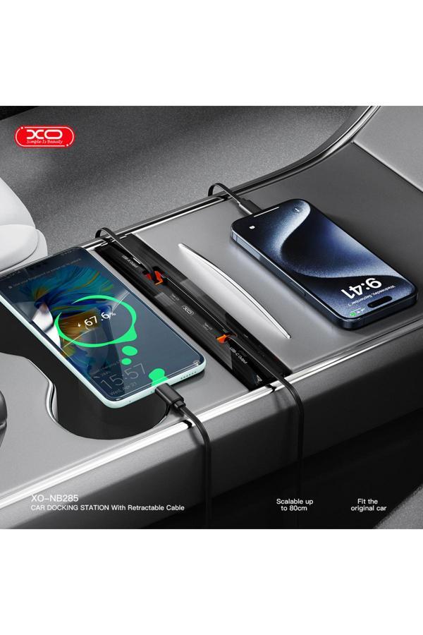 Xo Tesla 3-Tesla Y İle Uyumlu Usb Şarj Cihazı 2021/2024 Uyumlu,Nb285,Orta Konsola Özel Üretim - Image 1