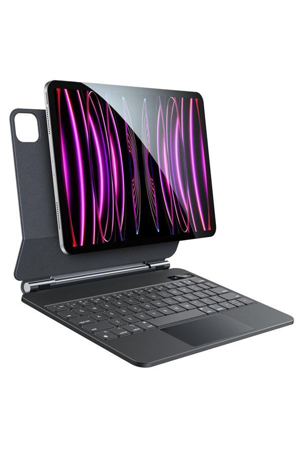 Coverzone Klavyeli Kılıf Kb25 - İpad Air 5 Ve Tecno Uyumlu, Standlı, Hafif Tasarım, Suya Dayanıklı Kapak - Image 1