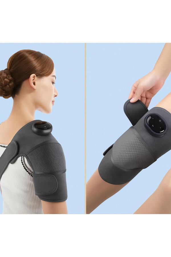 Coverzone Ergonomik Masaj Cihazı Ly-1005 - Diz, Omuz, Dirsek İçin, Isıtmalı, Şarjlı, 3 Mod, Tip-C Giriş - Image 1