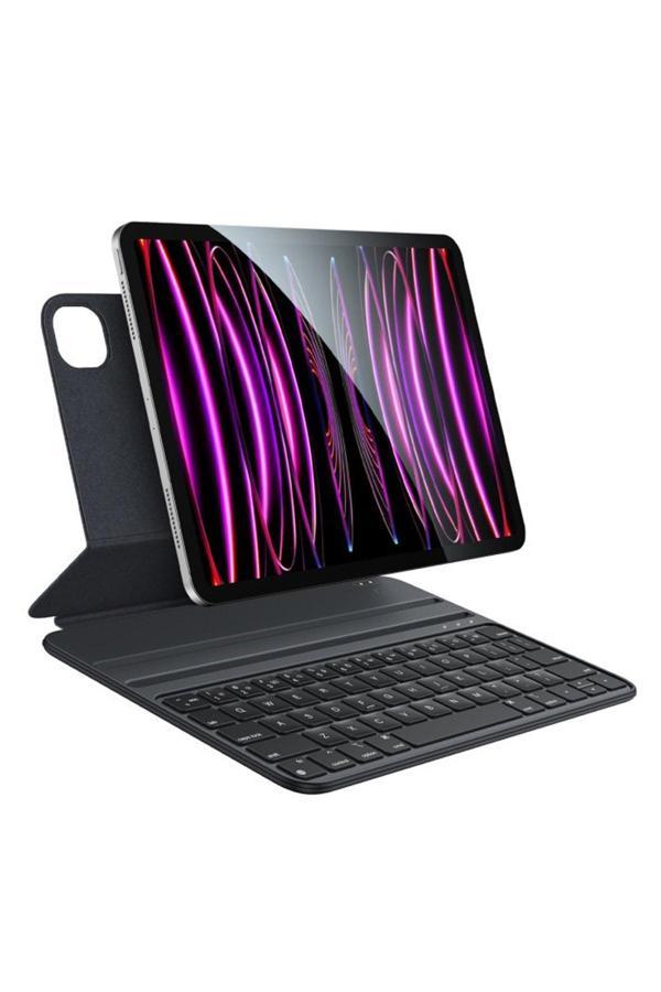 Coverzone İpad Pro 11 İle Uyumlu (2018-2020 - 2021-2022) Case Folio Utra Slim Klavyeli Tablet Kılıfı Kb23 - Image 1