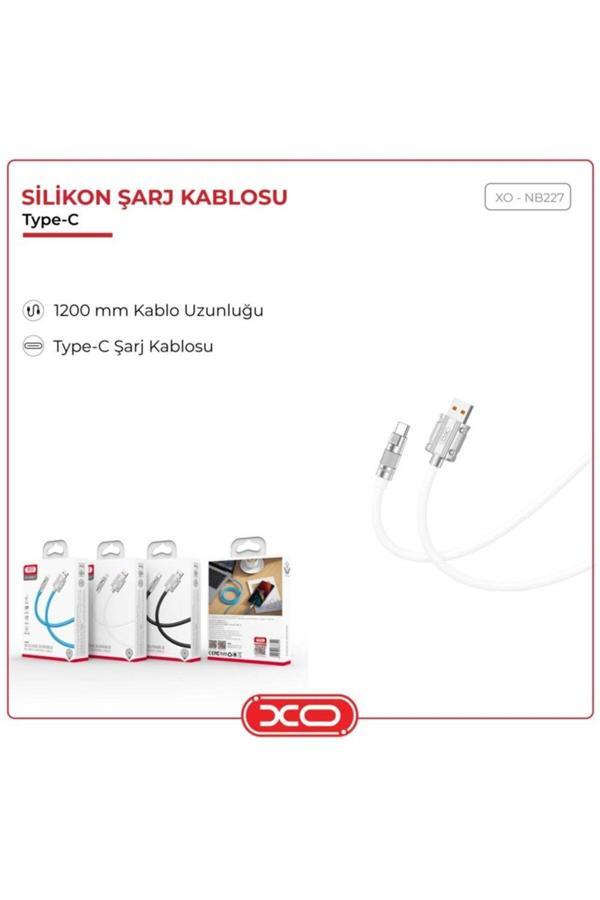 Xo Usb To Type-C Usb-C 6A Fast Hızlı Metal Uçlu Android Iphone Uyumlu Data Veri Şarj Kablosu Nb227 - Image 1