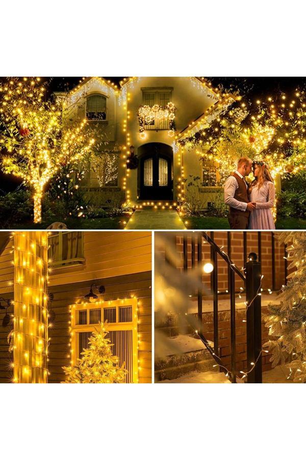Coverzone 10 Metre Su Geçirmez Fişli Led Işık Dekoratif Dış Mekan Aydınlatma Merdiven Balkon Süslemeleri Ip65 - Image 1