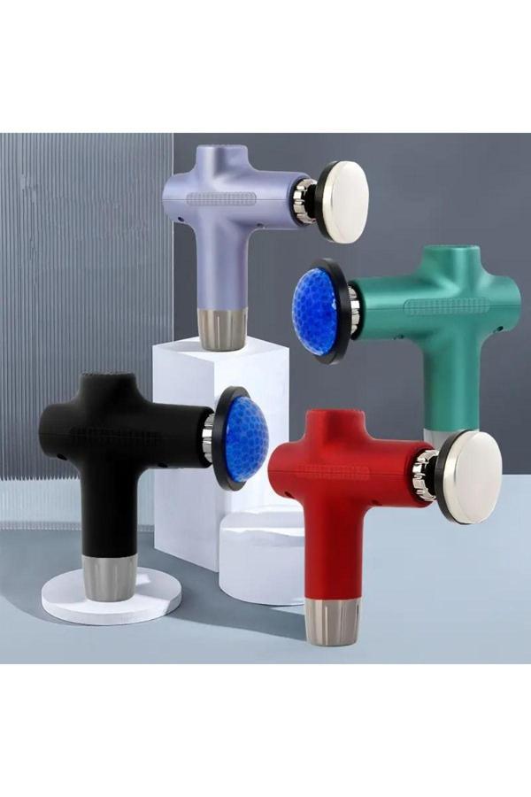 Coverzone Yeni Nesil Masaj Aleti Isıtmalı Derin Doku Kas Masaj Tabancası 20W 6 Farklı Başlıklı Cvr711 - Image 1