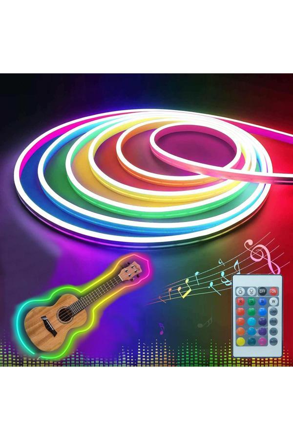 Coverzone Uzaktan Kumandalı 5 Metre Led Işık Flexible Ev Dekorasyon Bahçe Dekorasyon Oda Işıklandırma Mz6200 - Image 1
