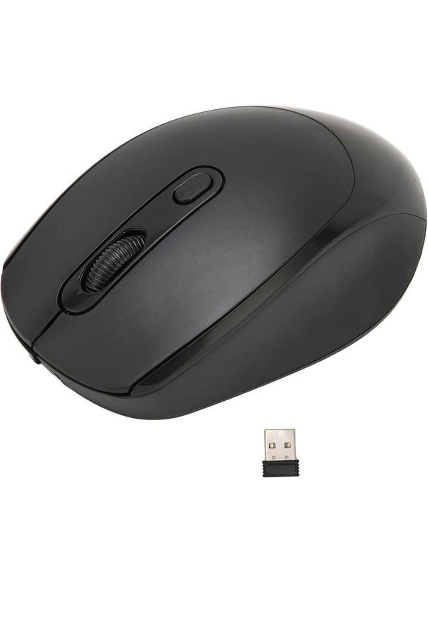 Coverzone Kablosuz Mouse Usb Dongle Bağlantı Dizüstü Bilgisayar Ve Pc Ile Uyumlu 1200 Dpı, Pilli Fare G02 - Image 1