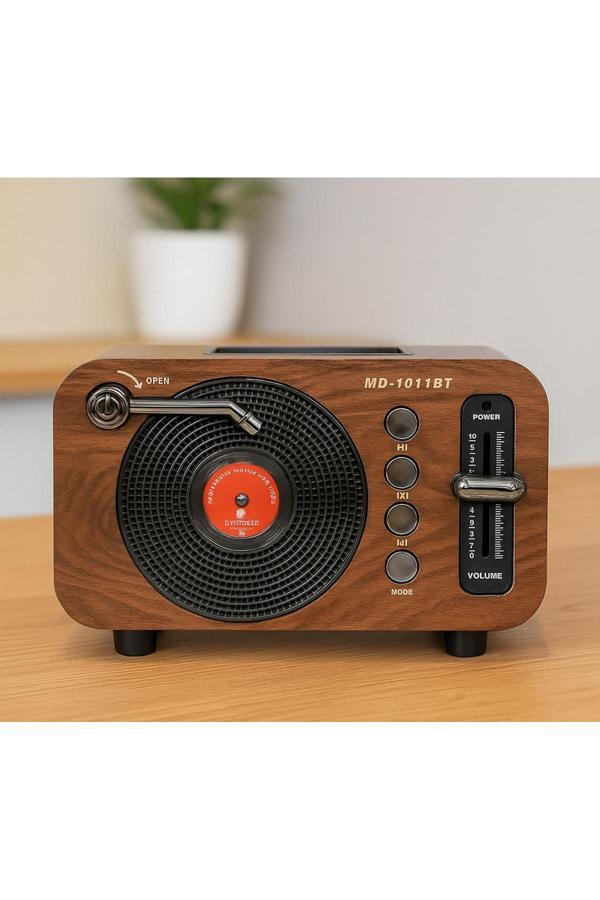 Coverzone Mini Boy Retro Bluetooth Radyo Hoparlör – Klasik Tasarım, Taşınabilir Cz1011Bt 360 X 140 X 120 Mm - Image 1