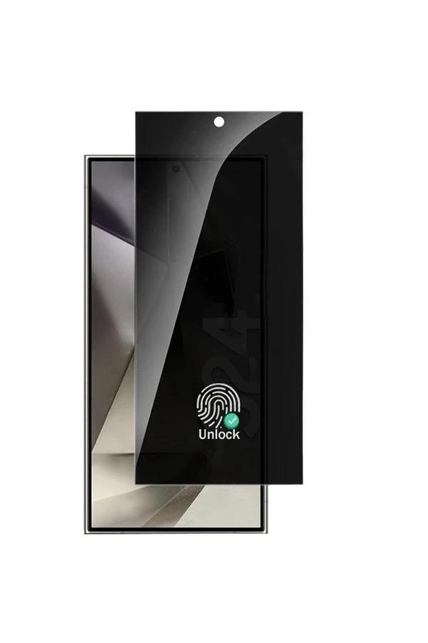 Coverzone Galaxy S24 Ultra İle Uyumlu Ekran Koruma 0,18Mm Parmak İzi Açma Hayalet Cam Ultrasocik Unlock - Image 1