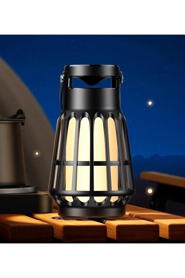 Coverzone Hoco Kamp Işığı Tasarımlı 5.3 Bluetooth Hoparlör Taşınabilir Speaker 3600Mah Güçlü Batarya Bs61 - Image 1