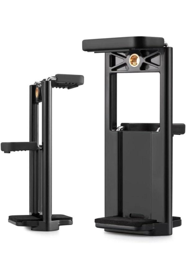 Coverzone Tablet Tutucu 2İn1 Telefon Tutucu Başlık Standart Vidalı Tüm Tripodlara Uyumlu Yatay Dikey Kullanım - Image 1