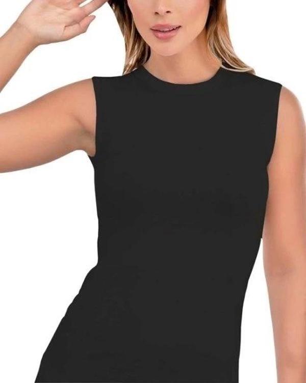 İmer 1263 Kolsuz Sıfır Yaka T-Shirt - Image 1