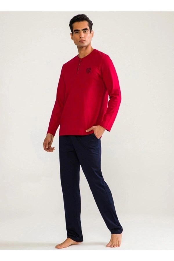 Louren Paris D'S Damat 01005 Uzun Kol Pijama Takımı - Image 1