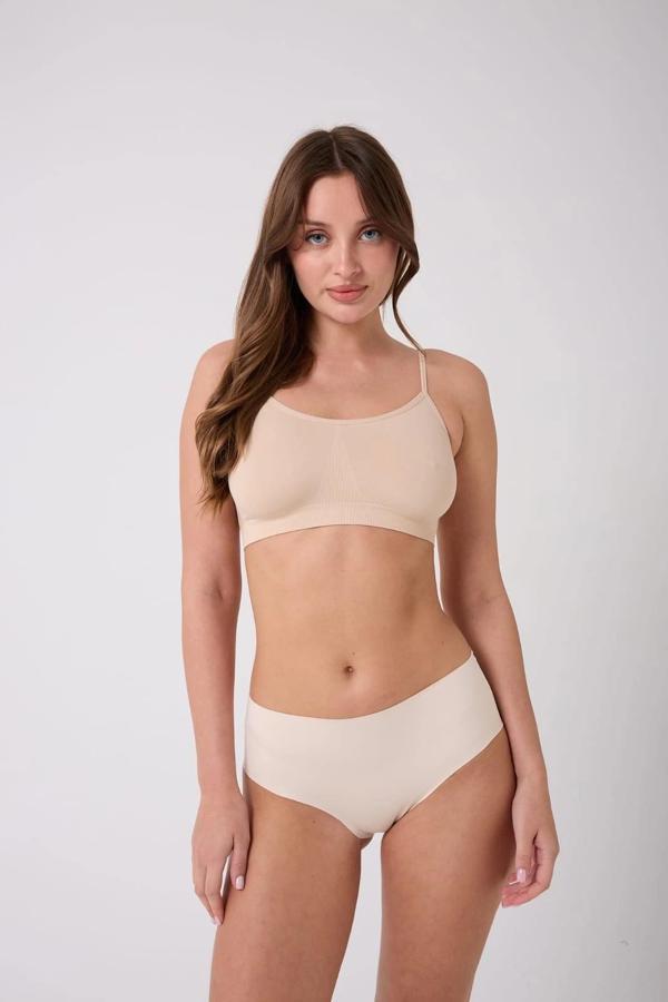 1003 Lazer Kesim Silikonlu Slip Korse - Image 1