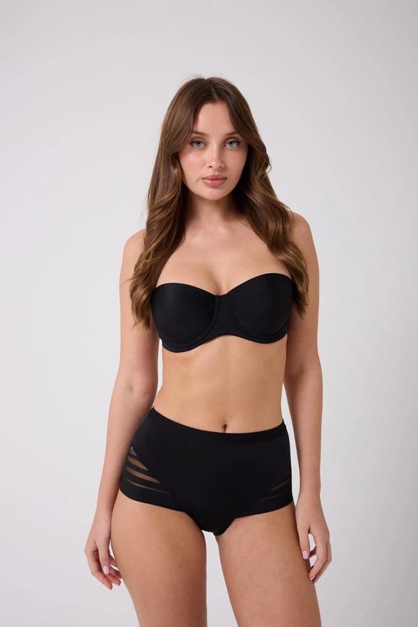 1032 Lazer Kesim Tül Boxer Korse - Image 1