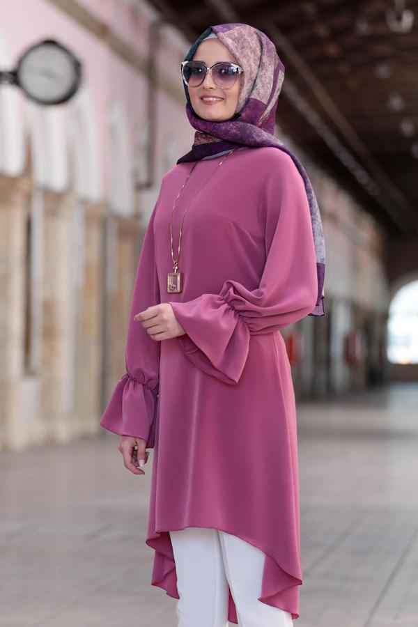 Leman Büyük Beden Tesettür Tunik - Image 1