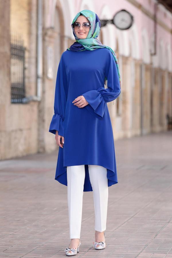 Feryal Büyük Beden Pantolon Tunik Tesettür Takım - Image 1