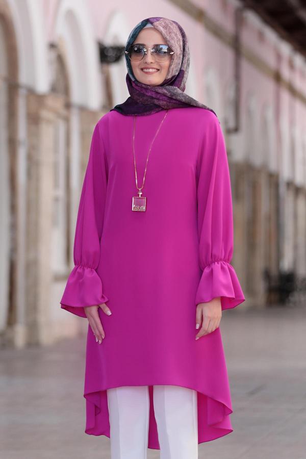 Feryal Büyük Beden Pantolon Tunik Tesettür Takım - Image 1