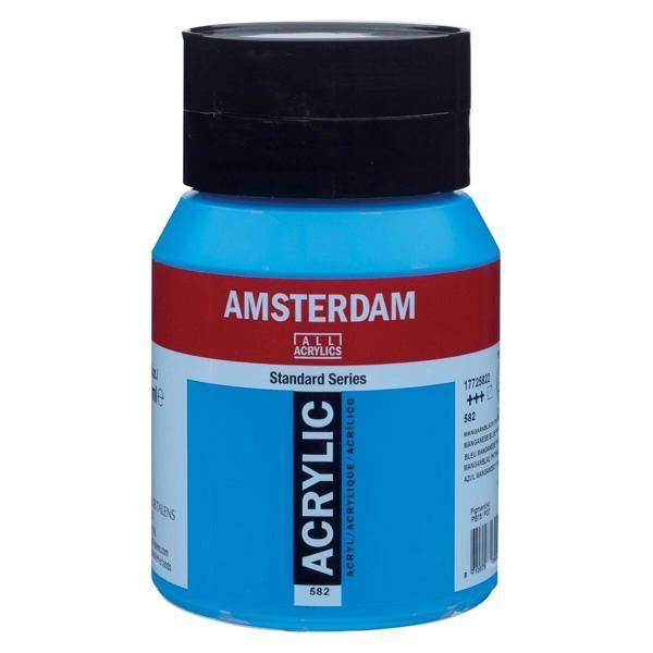 Supertrend Amsterdam Akrilik Boya 500 ml. 582 Manganese Blue - Image 1