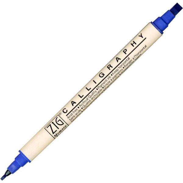 Supertrend Calligraphy Çift Uçlu Kaligrafi Kalemi 2 mm. + 5 mm. 030 Pure Blue - Image 1