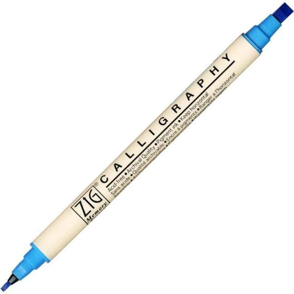 Supertrend Calligraphy Çift Uçlu Kaligrafi Kalemi 2 mm. + 5 mm. 031 Baby Blue - Image 1