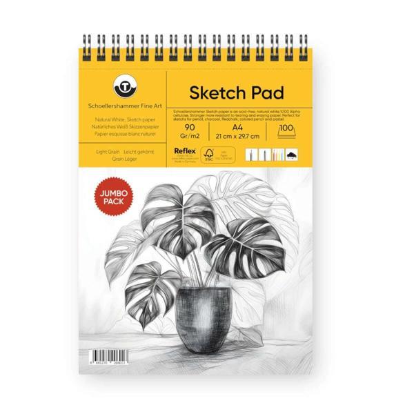 Supertrend Jumbo Sketch Pad Eskiz Çizim Defteri 90 gr. A4 100 Yaprak - Image 1