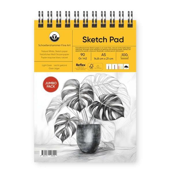 Supertrend Jumbo Sketch Pad Eskiz Çizim Defteri 90 gr. A5 100 Yaprak - Image 1