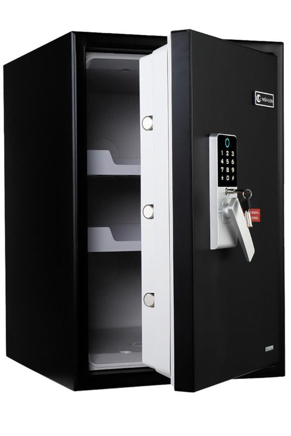 Mühlen Panzer Ck70 Yangına Ve Suya Karşı Dayanıklı Parmak İzli Ve Şifreli Zırhlı Çelik Para Kasası - Image 1