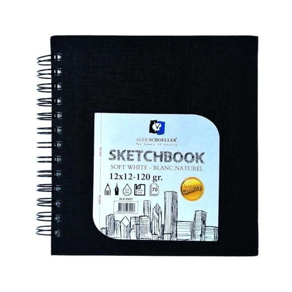 Supertrend Sketchbook Sert Kapak Spiralli Eskiz Çizim Defteri 120 gr. 12x12 cm. 70 yp. - Image 1