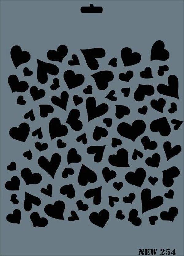 Supertrend Stencil Boyama Şablonu 25x35 cm. NEW-254 - Image 1