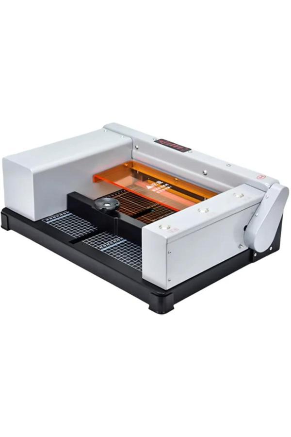 Mühlen Pro Cut G400A A3 Otomatik Presli Elektrikli Profesyonel Giyotin Kağıt Kesme Makinası 30Cm - Image 1