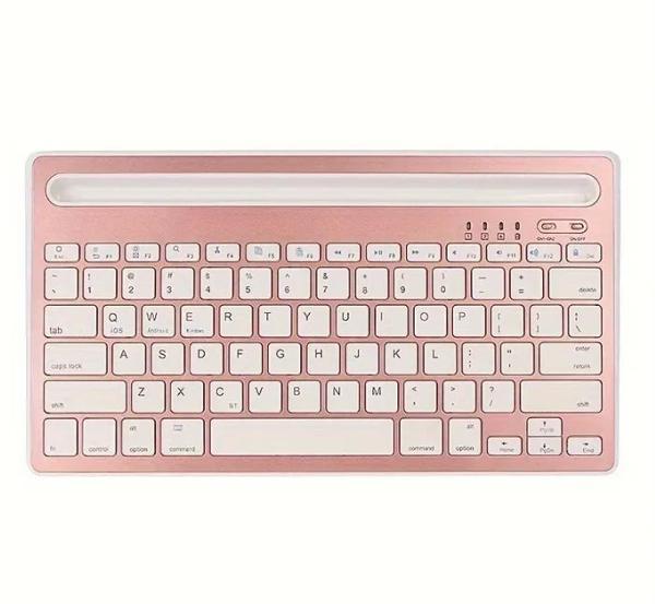 ZR206 Rose Gold K6100 Kablosuz Klavye - Image 1