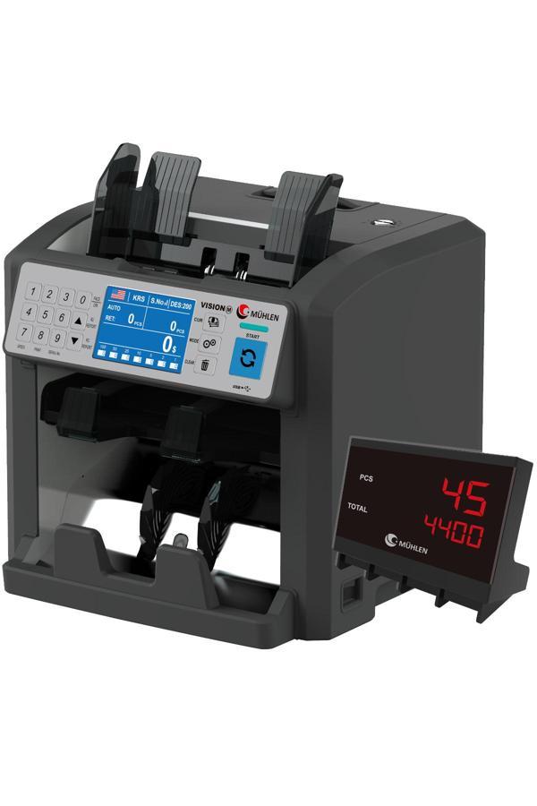 Mühlen Vision M 9930 İki Katlı Profesyonel Karışık Para Sayma Makinesi Çoklu Ülke Multi Para İçin - Image 1